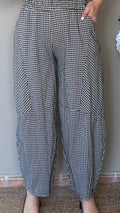 Pantalón Vichy marrón