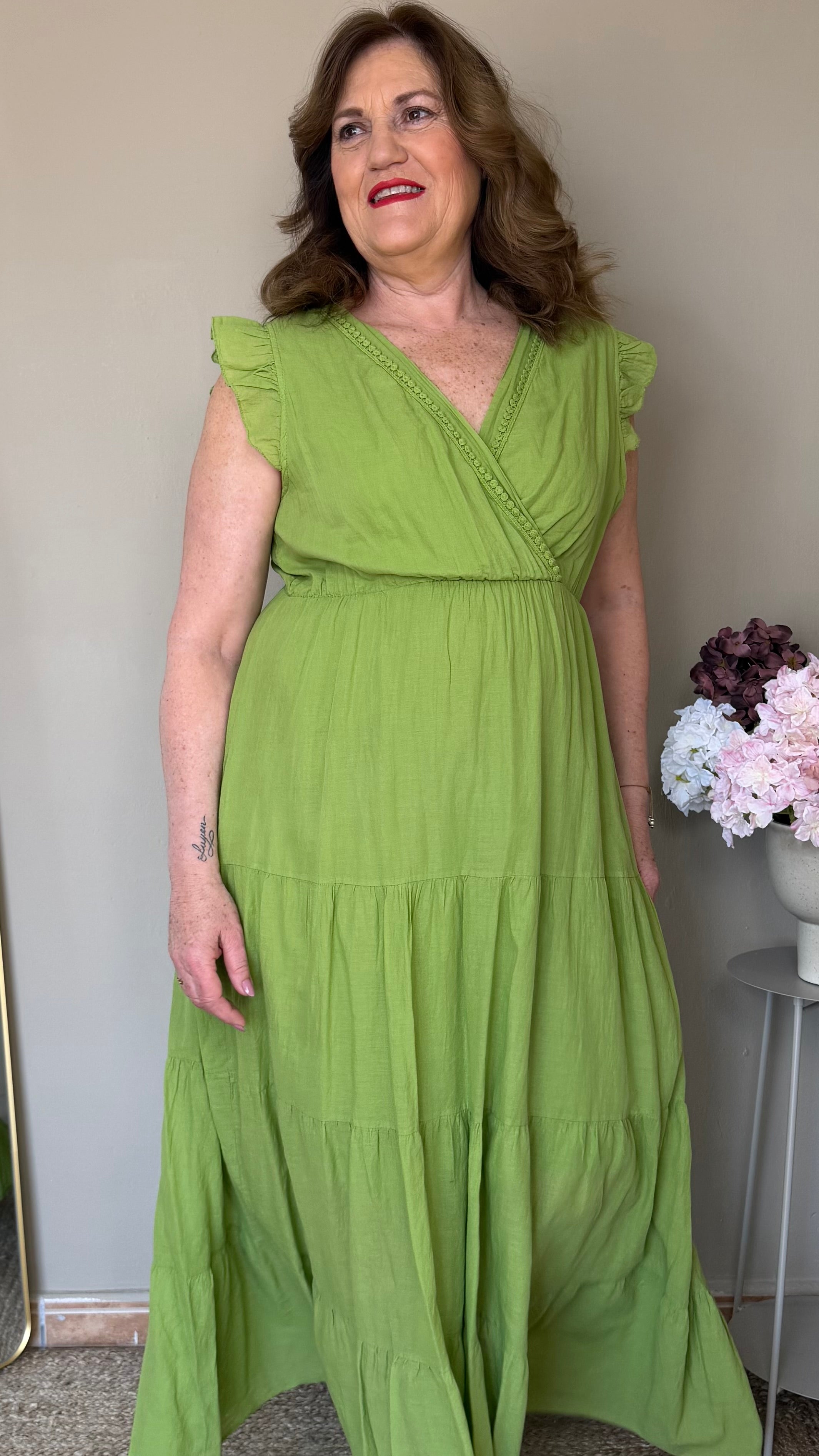 Vestido Melisa verde
