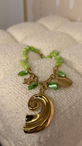 Collar piedras verde