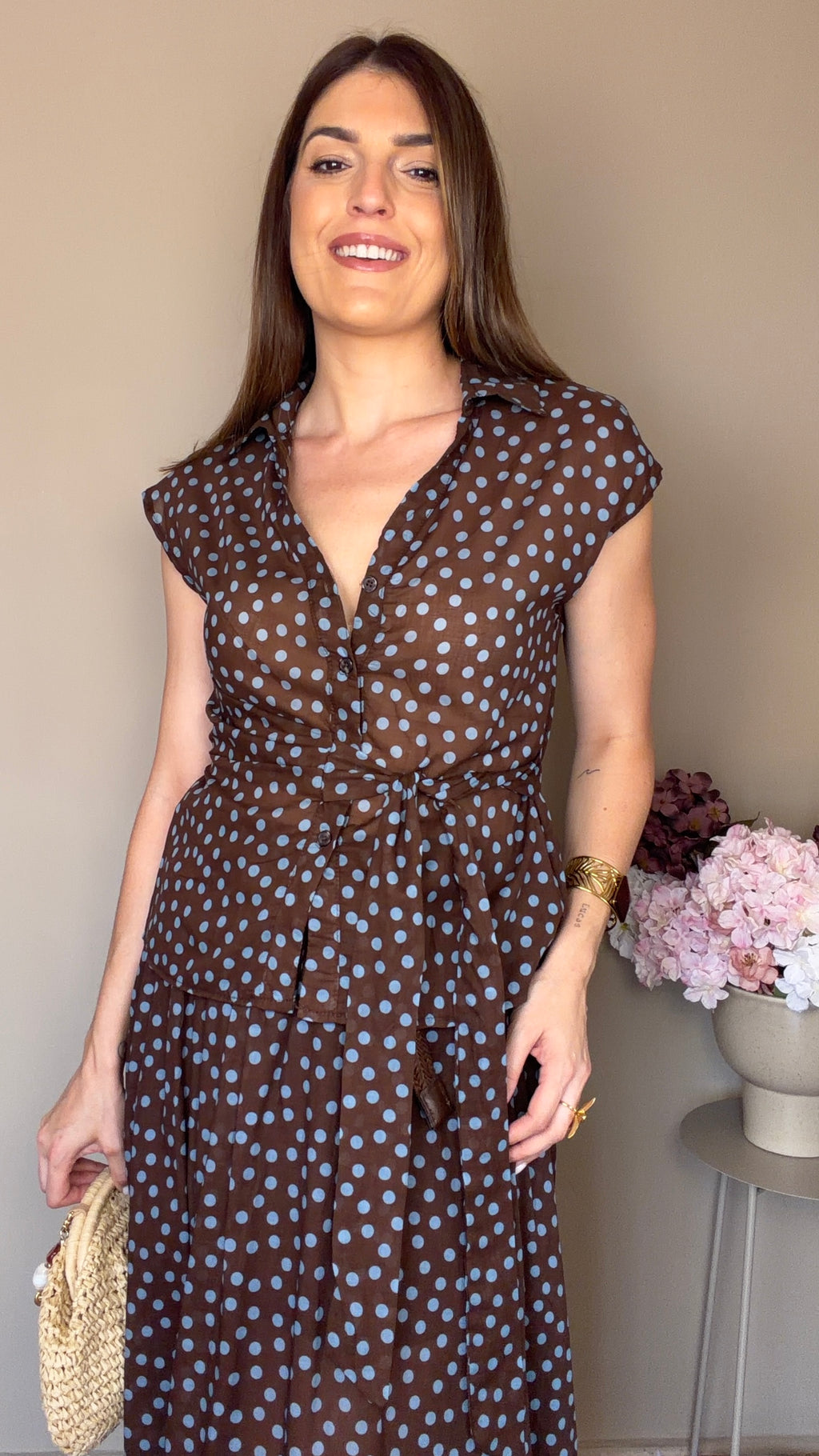 Blusa Manuela azul