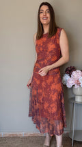 Vestido Matilda naranja