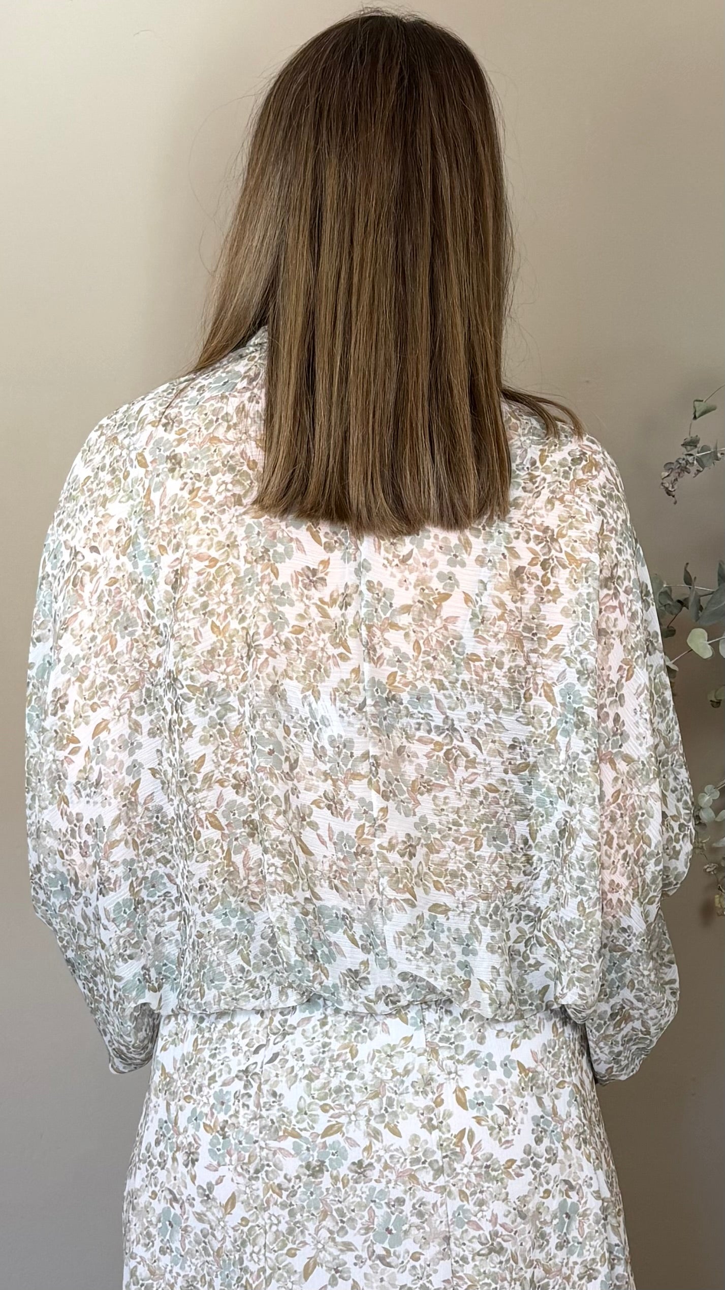 Blusa Flor verde