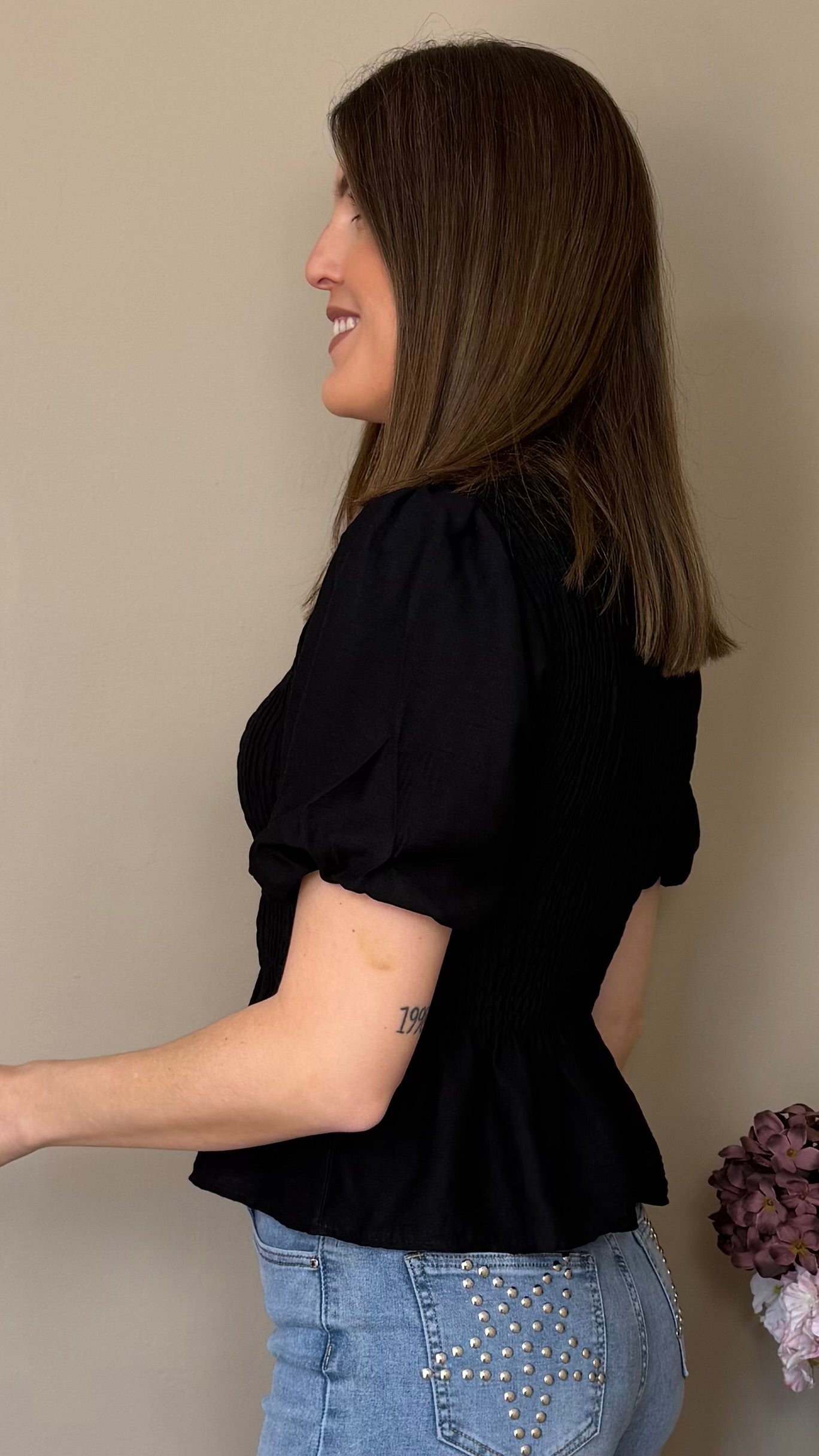 Blusa Sevilla negro