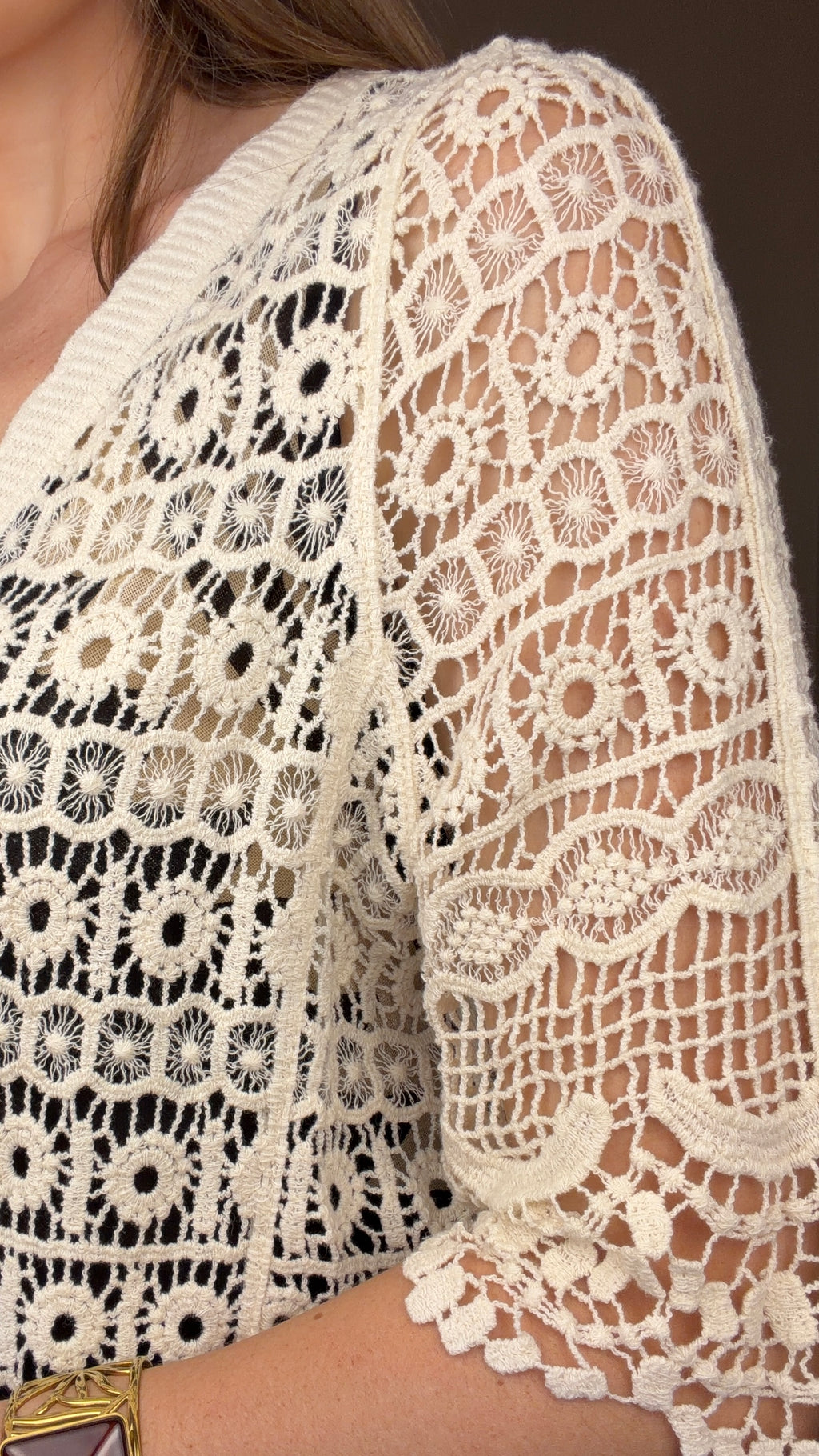 Blusa crochet Mara