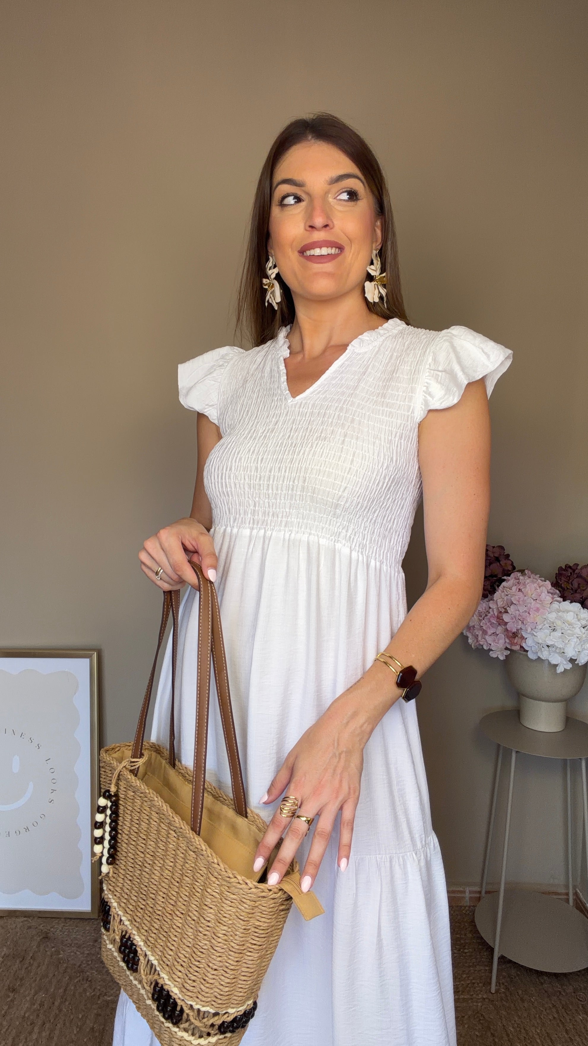 Vestido Tarifa blanco