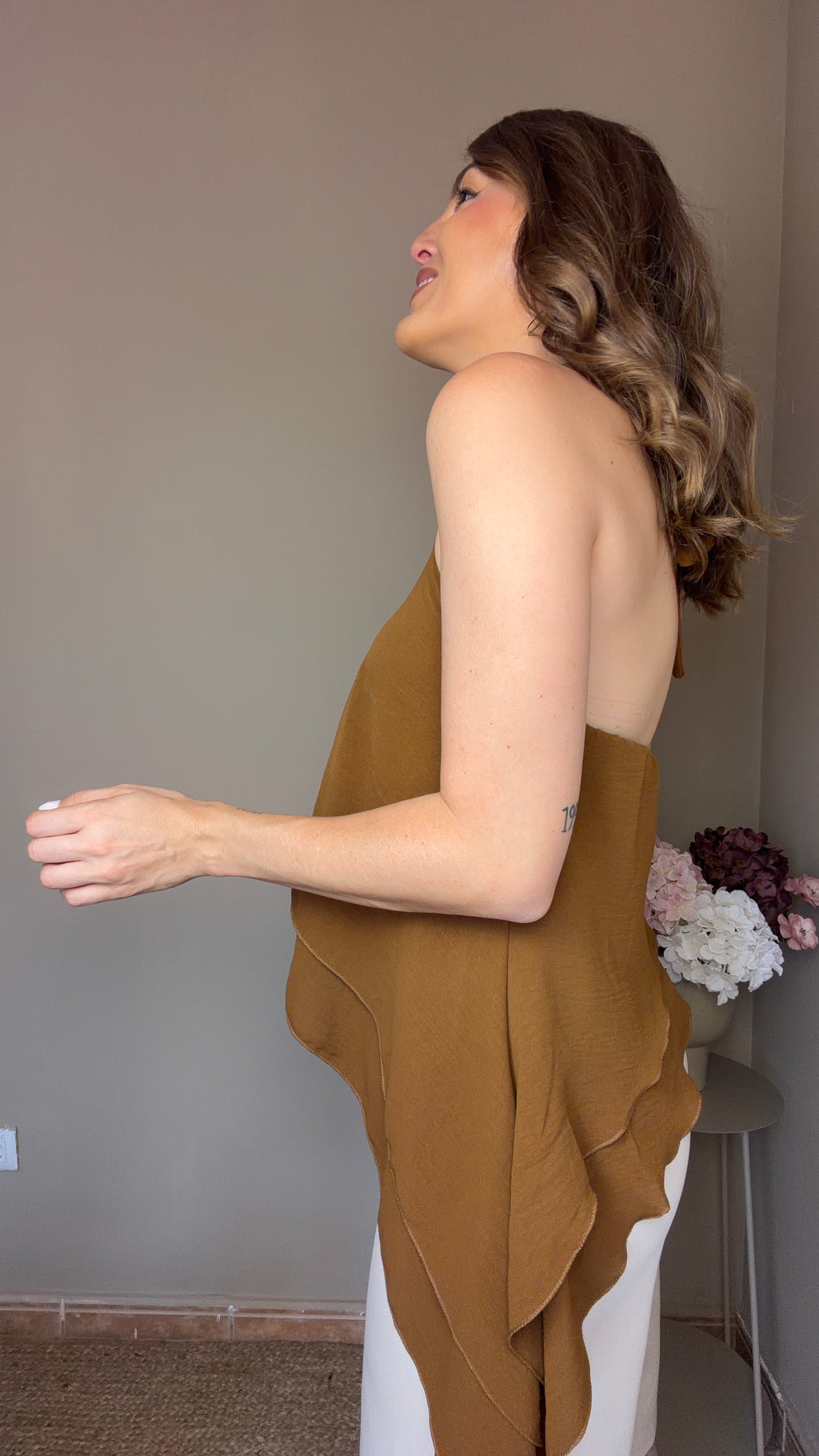 Blusa Cala kaki
