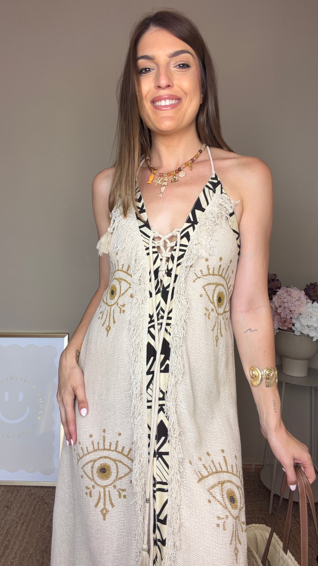 Vestido Bali estampado