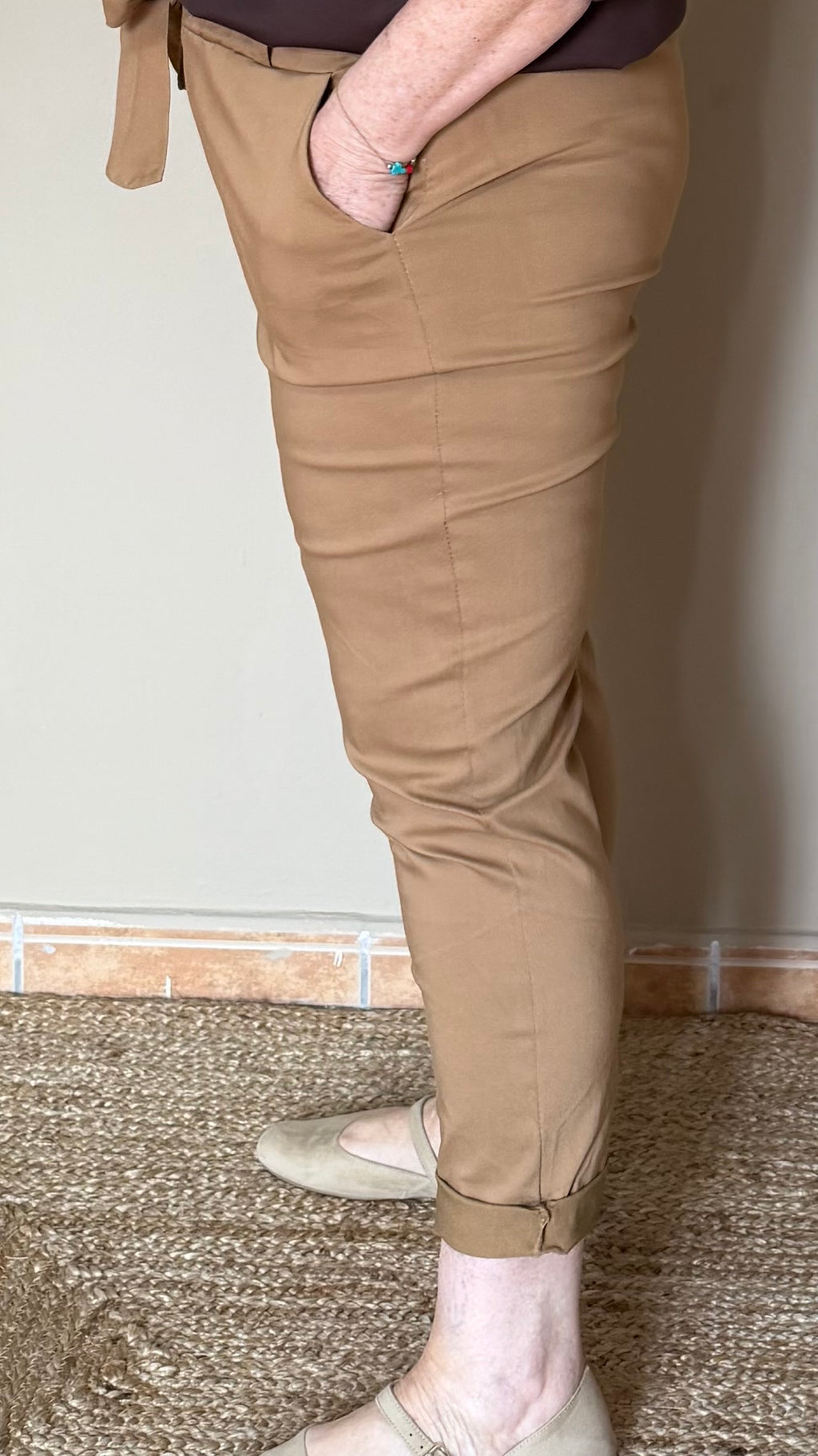 Pantalón Domino beige