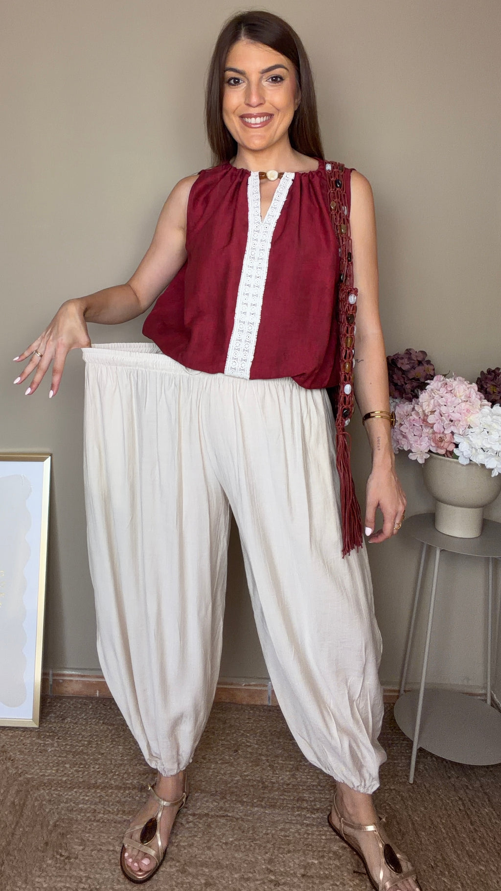 Pantalón Malasia beige