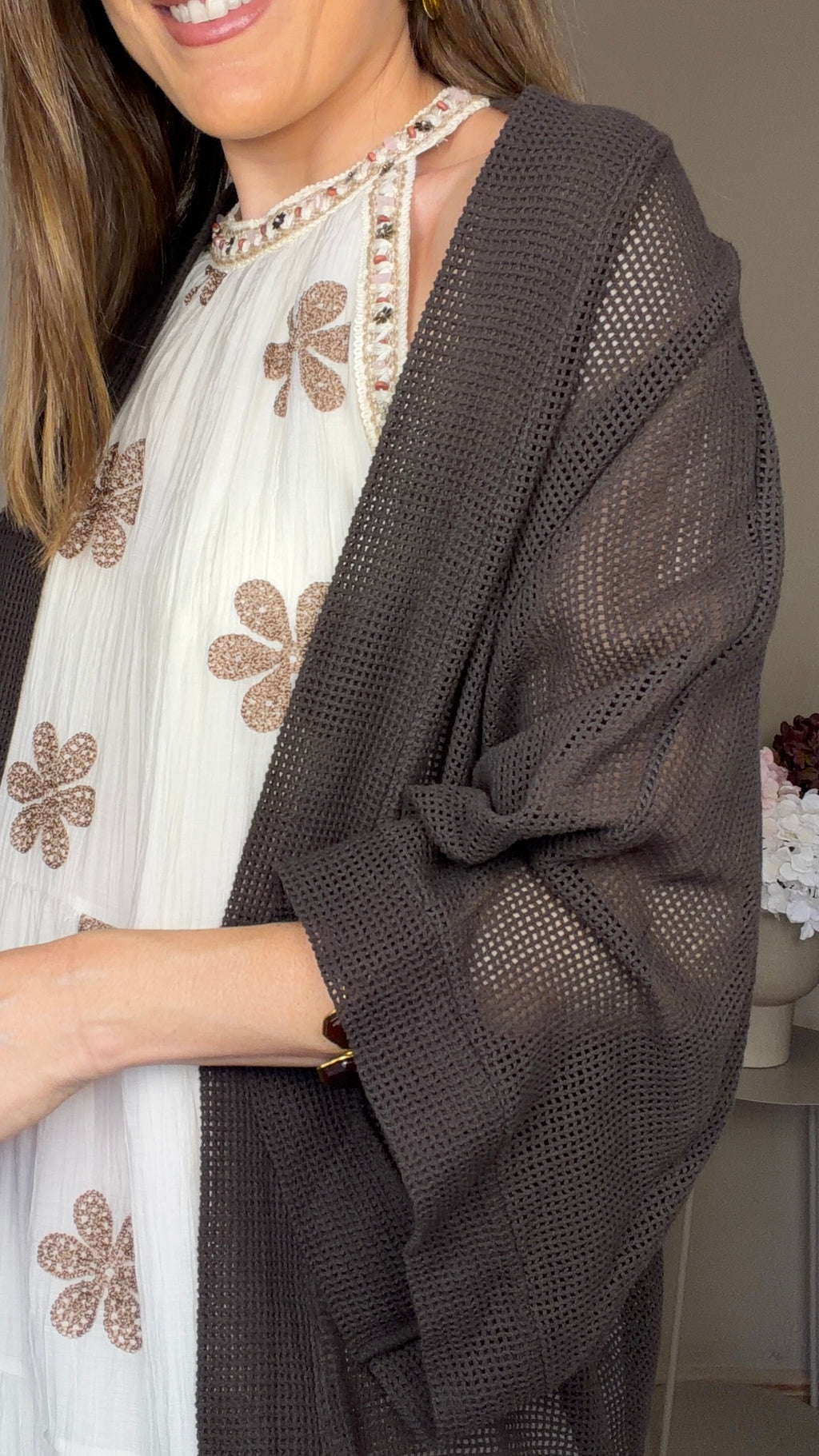 Kimono Lia marrón