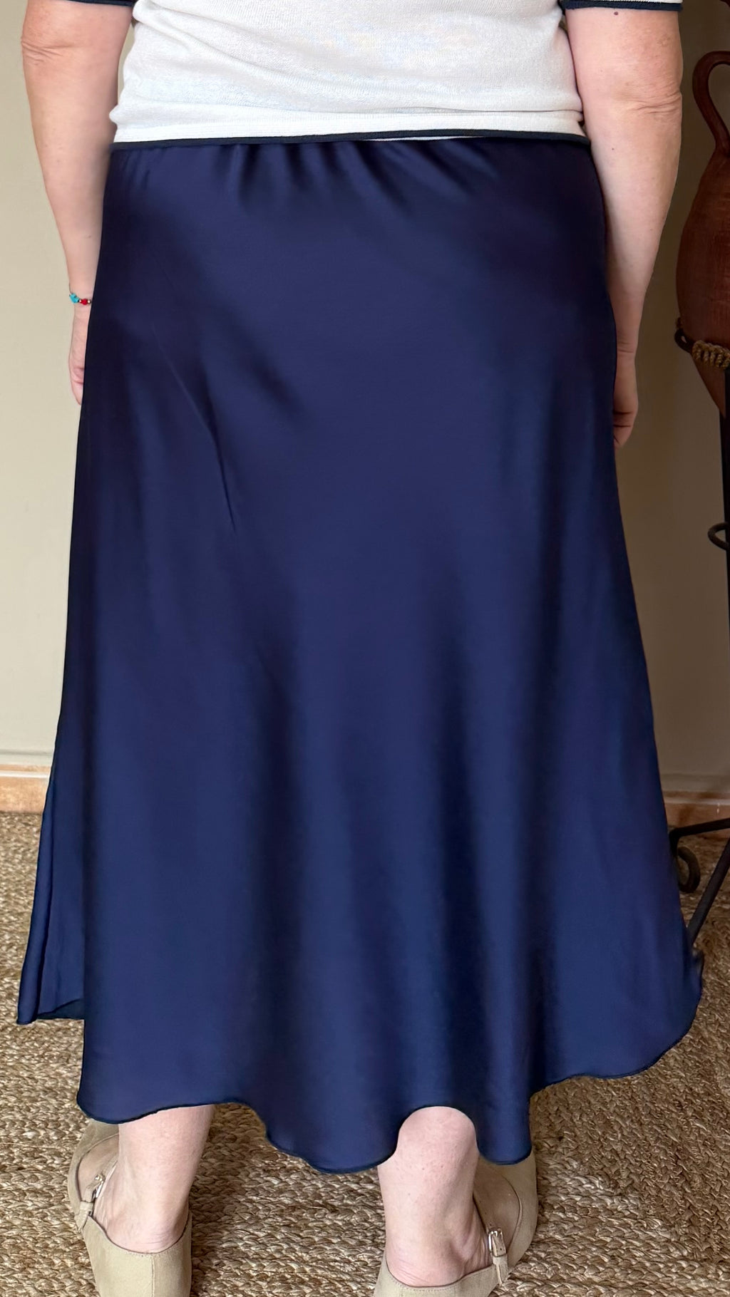 Falda Sabrina azul marino