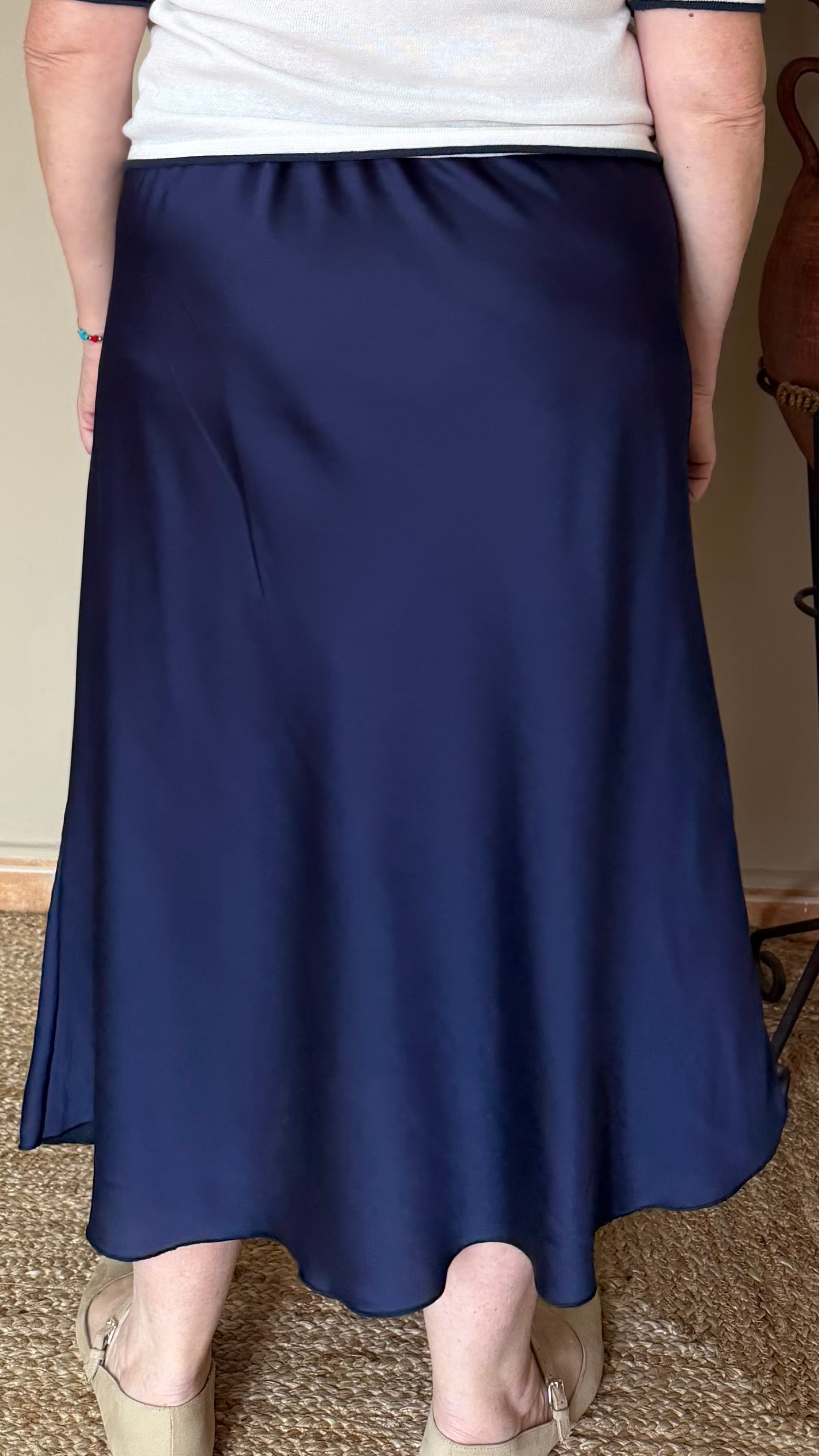 Falda Sabrina azul marino