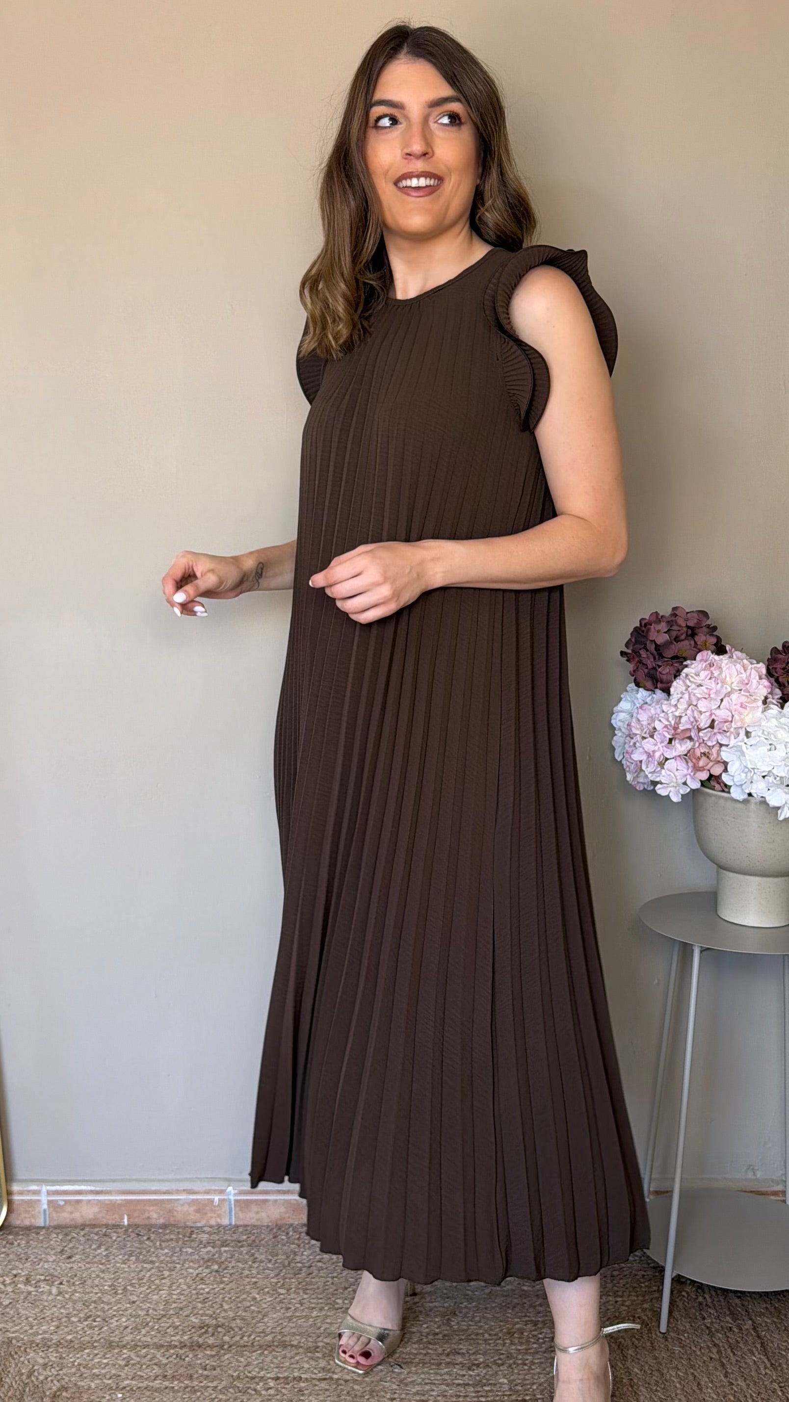 Vestido Cloe marrón