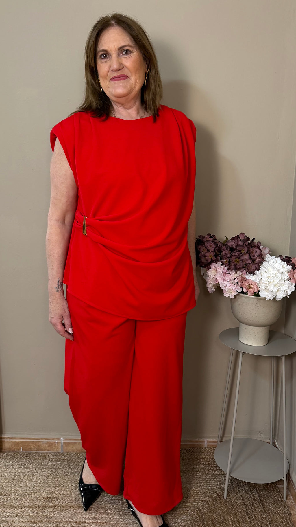 Conjunto Carmela rojo