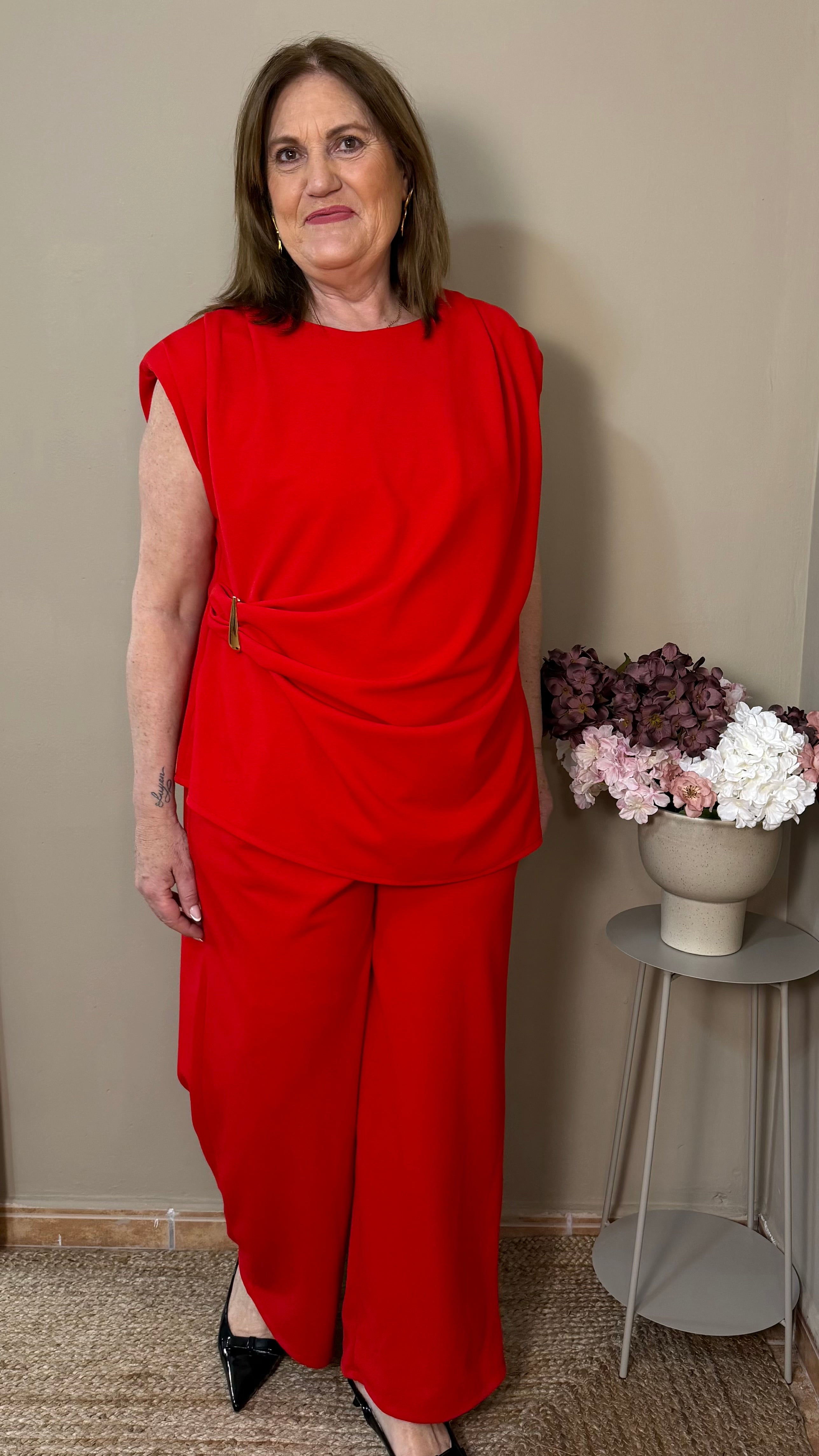 Conjunto Carmela rojo