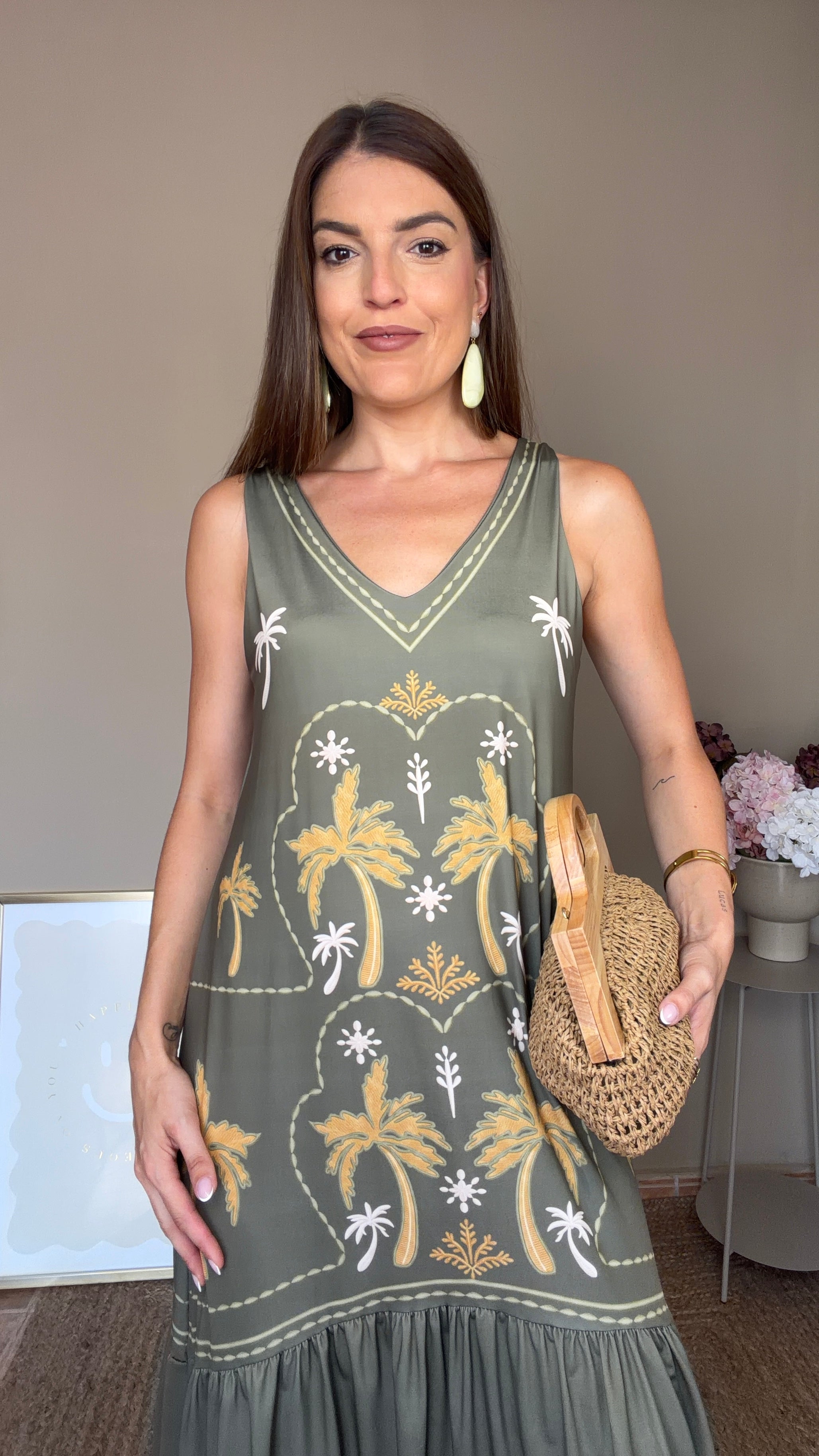 Vestido Tania verde