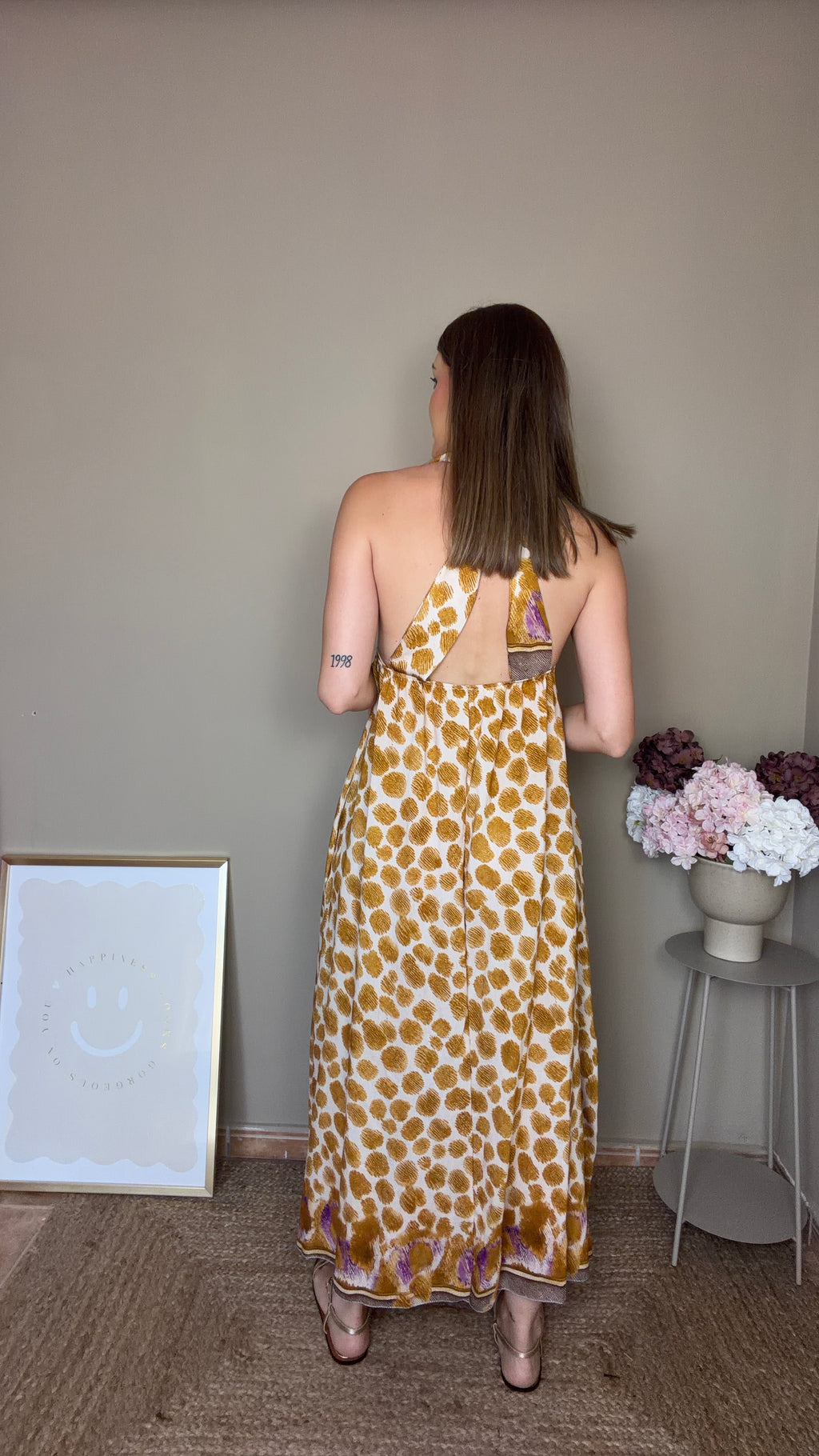 Vestido Maldivas teja