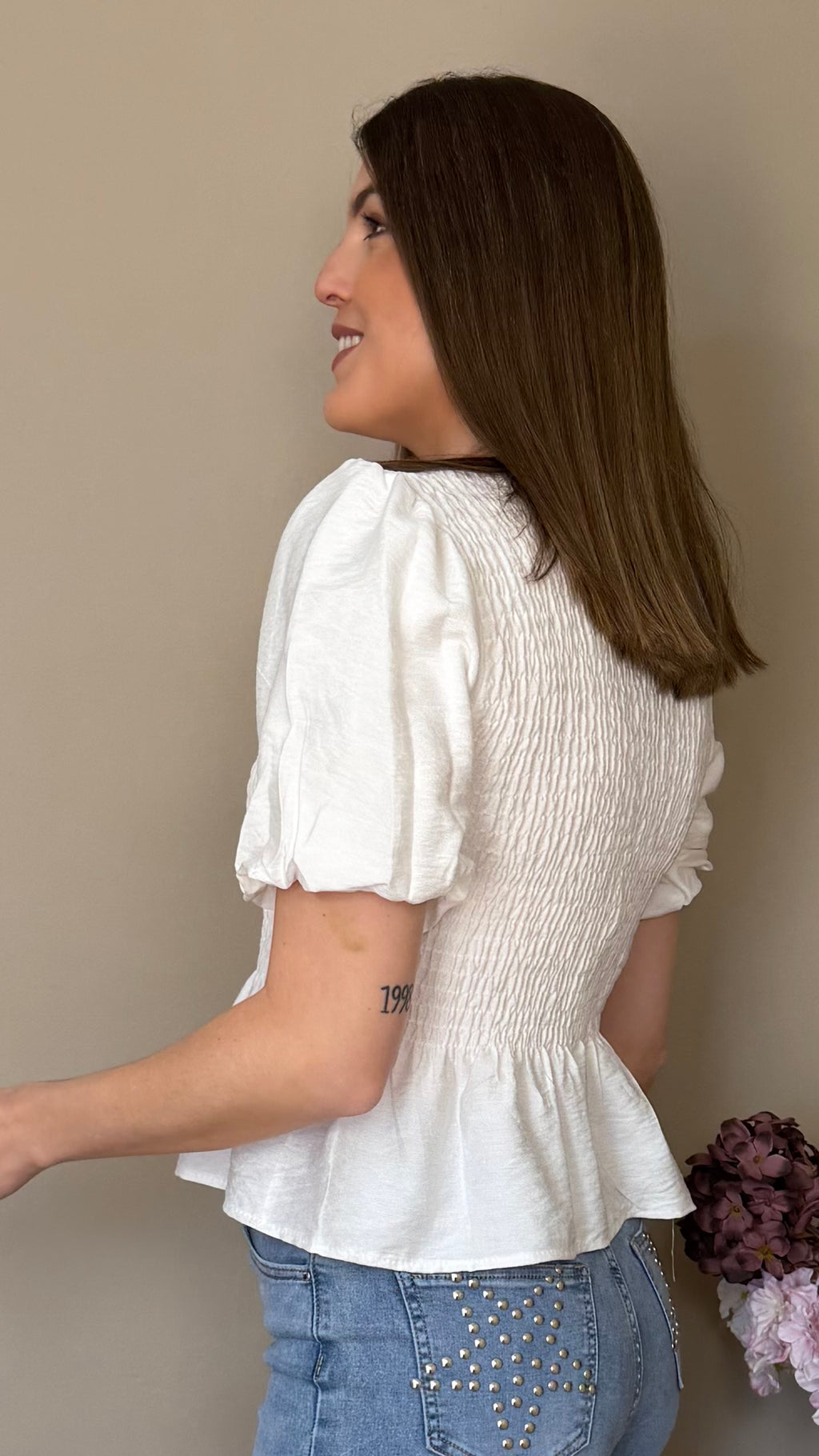 Blusa Sevilla blanca