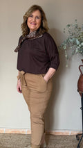 Pantalón Domino beige